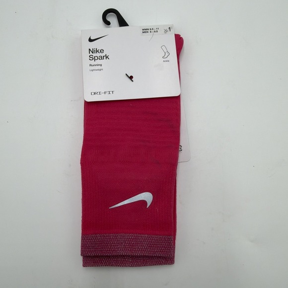 Nike Other - Nike Spark Light Weight Ankle Running Socks Mens 8-9.5 Womens 9.5-11
